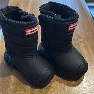 Hunter Black Winter Boots